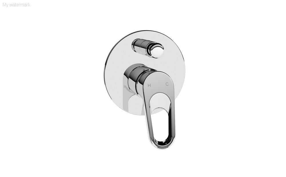 Paco Jaanson Standart - Wall Mixer With Diverter