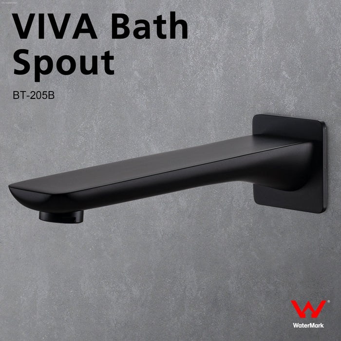 VIVA Bath Spout Black
