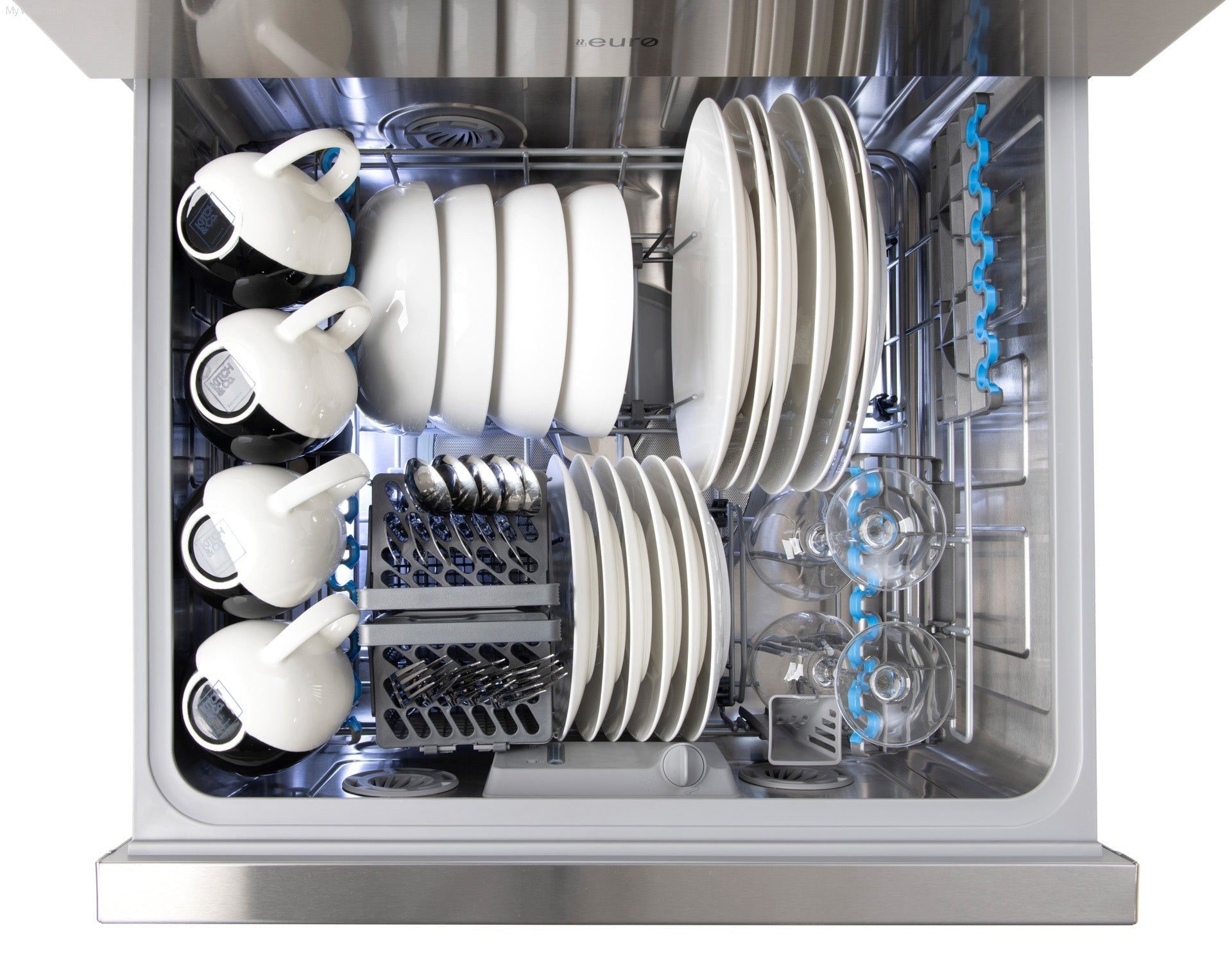 Euro 60cm In-Built Double Drawer Dishwasher