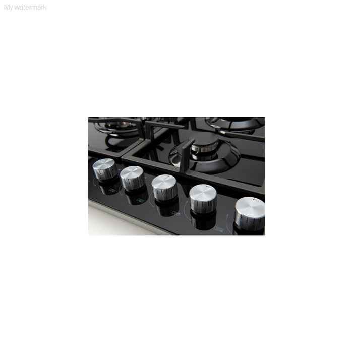 Euro 90cm Gas on Glass Cooktop