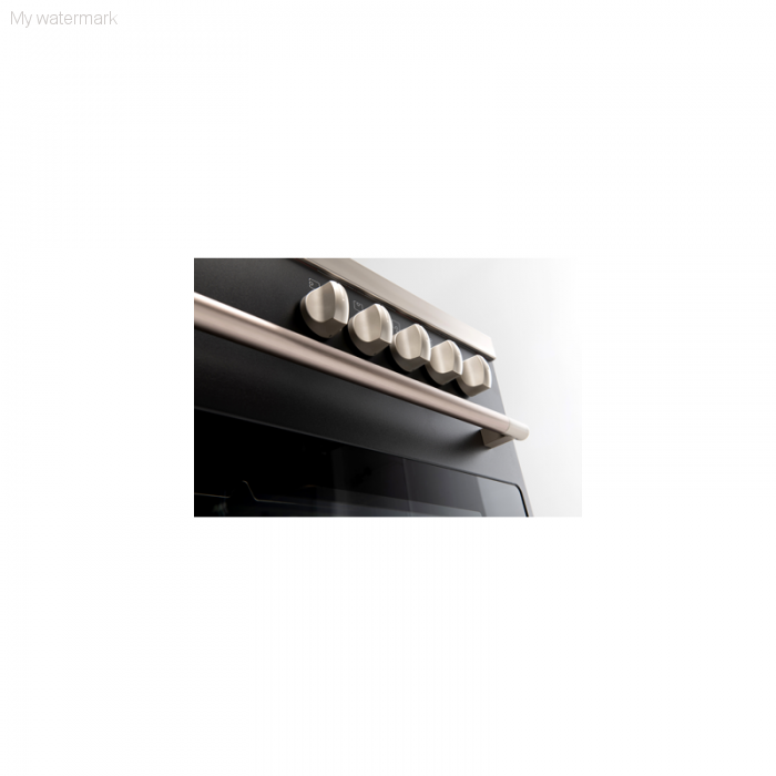 Euro 90cm Black Dual Fuel Freestanding Oven