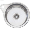 Oliveri Solitaire Round Bowl Sink With Tap Landing