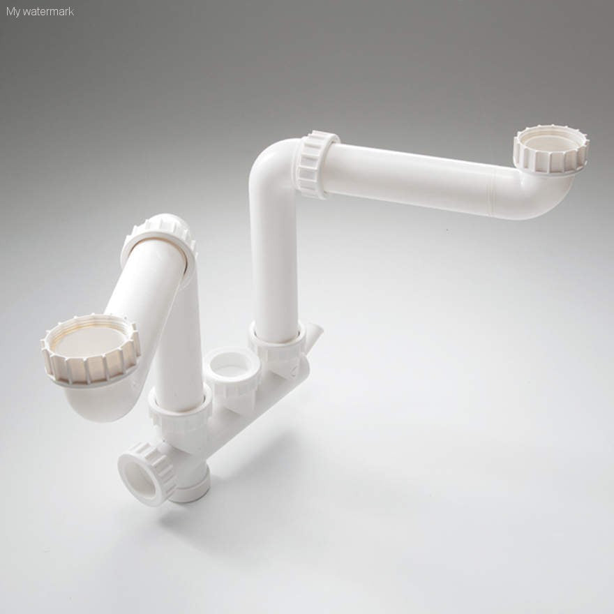 Opti-Space Waste Connector Kit Double bowl