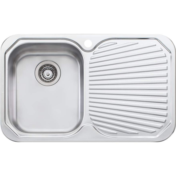 Petite Single Bowl Sink With Drainer lh