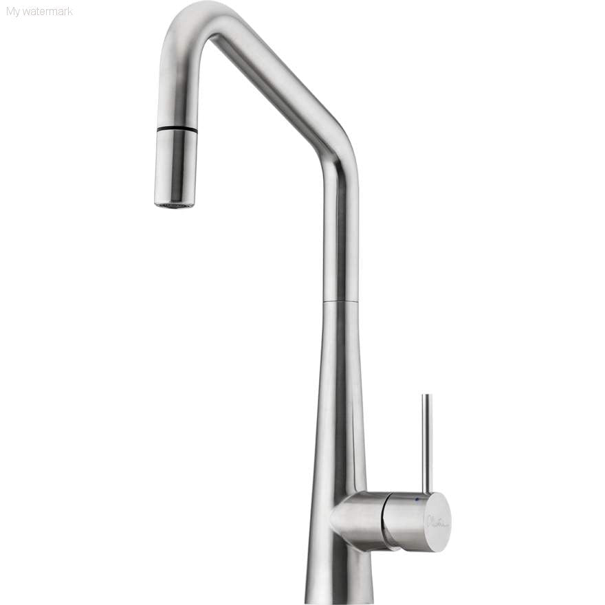 Essente Square Goose Neck Stainless Steel  Pull Out Mixer
