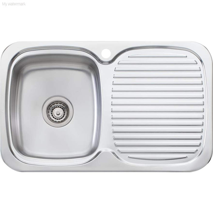 Lakeland Single Bowl Sink With Drainer