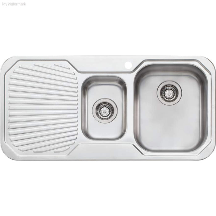 Petite 1 & 1/2 Bowl Sink With Drainer