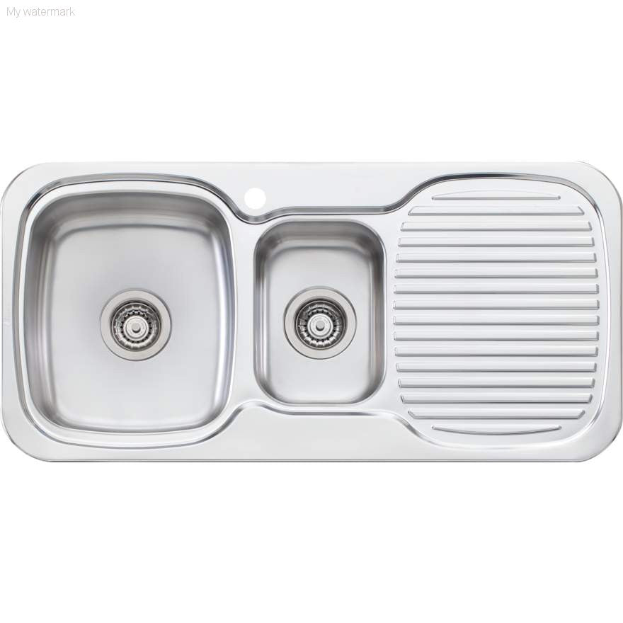Lakeland 1 & 1/2 Bowl Sink With Drainer
