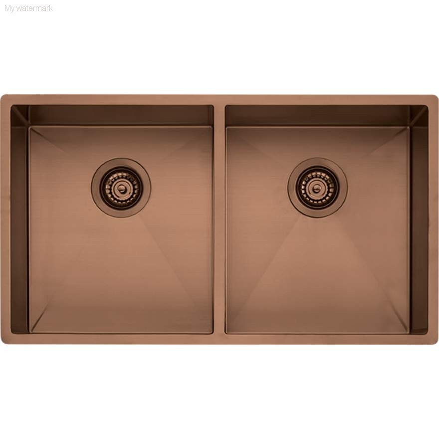 Spectra Double Bowl Copper Sink