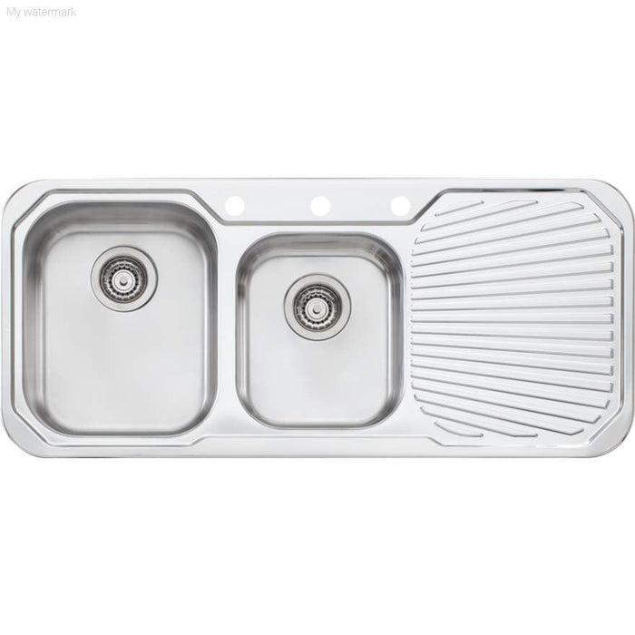 Petite 1 & 3/4 Bowl Sink With Drainer LH