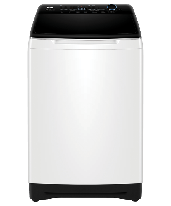 Haier Top Loader Washing Machine, 10kg, UV Protect Black