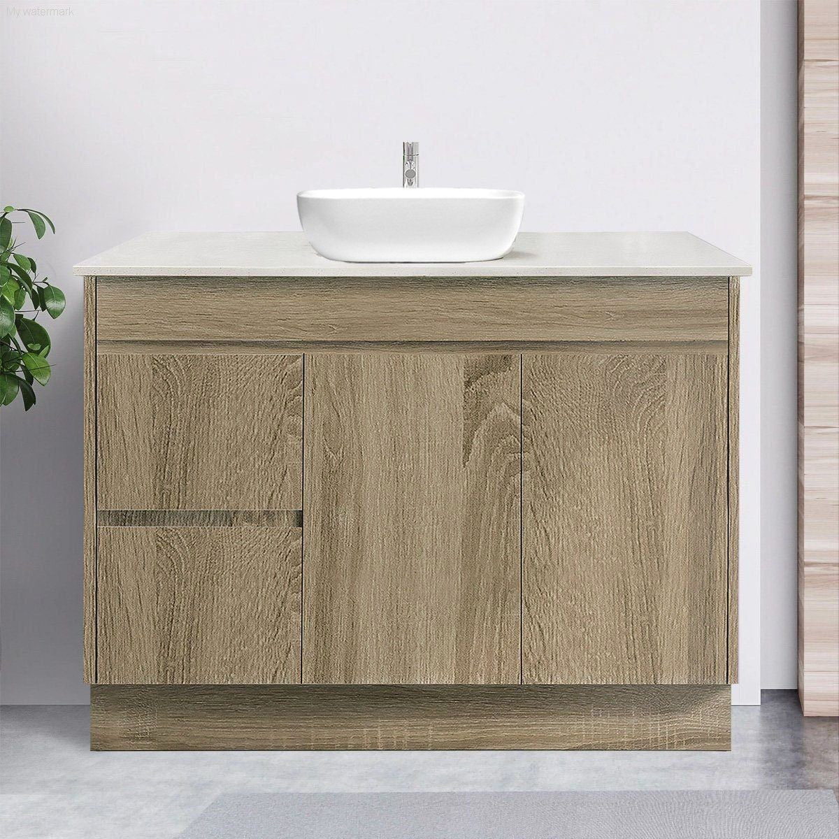 120cm Timber Bathroom Vanity LH