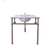 Mayer Washstand With 90 x 55 Real Carrara Marble Top