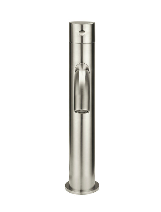 Piccola Tall Basin Mixer Tap - Brushed Nickel