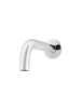 Round Curved Spout 130mm - Polished Chrome