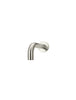 Round Curved Spout 130mm - Brushed Nickel