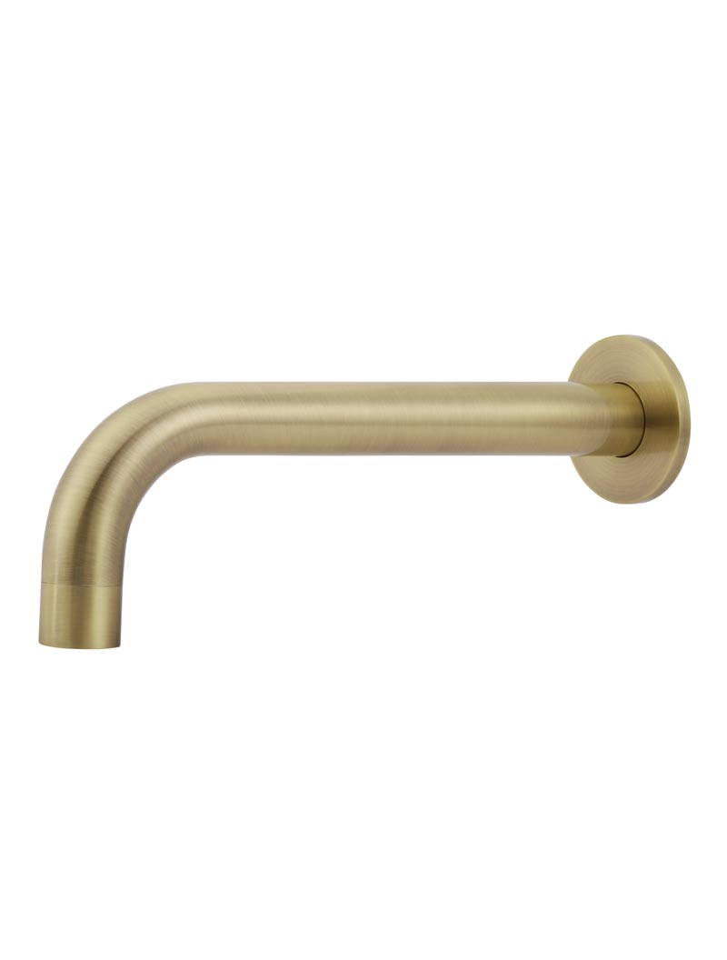 Round Curved Spout 300mm - Tiger Bronze