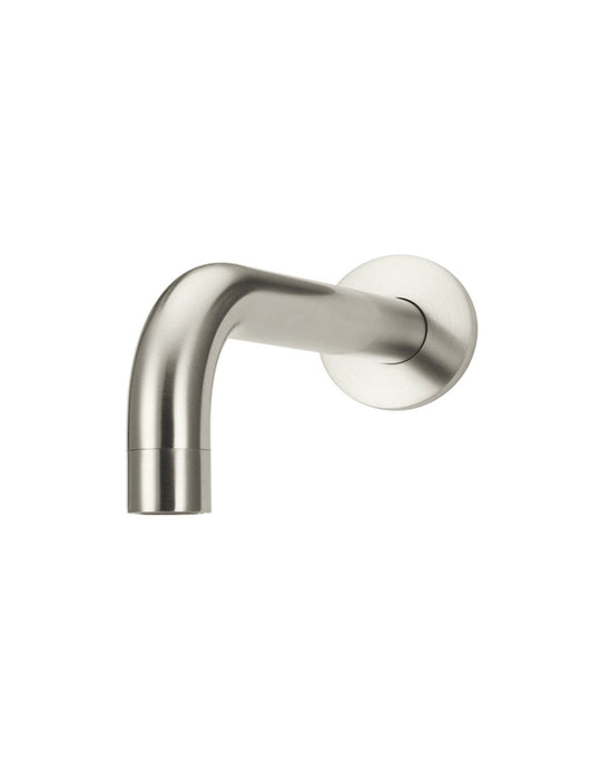 Round Curved Spout - Brushed Nickel