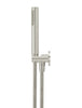 Round Hand Shower on Fixed Bracket - PVD Brushed Nickel